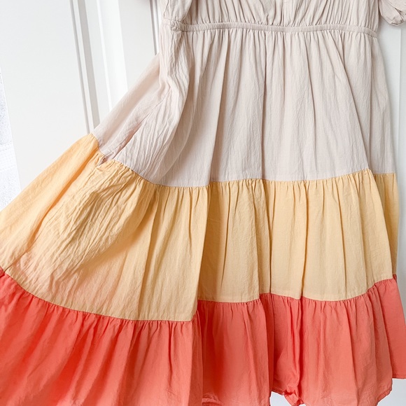 COPY - VICI Hello Sunshine Cotton Pocketed Colorblock Dress - Picture 6 of 8